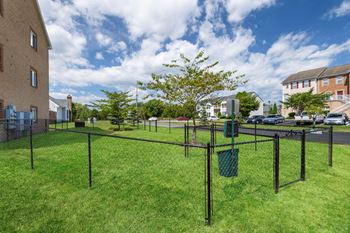 Fenced bark park